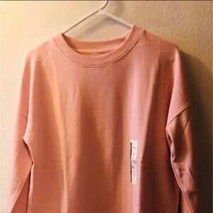 Elegant Blush Crew Neck Sweater